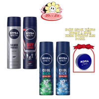 Xịt khử mùi nam Nivea men 150ml  ( ĐỦ LOẠI )