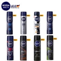 Xịt Khử Mùi Nivea Cho Nam - Xịt Ngăn Mùi NIVEA MEN Deep Than Đen Hoạt Tính 150ml [Hàng Chuẩn]