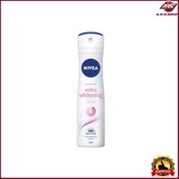 Xịt khử mùi Nivea Extra whitening trắng mịn 150ml ( Hàng đúng chất lượng )