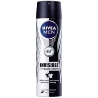 Xịt Khử Mùi Nivea Invisible For Black And White Cho Nam (150ml)