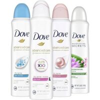 Xịt khử mùi nữ Dove Advanced Care antiperspirant deodorant Dry Spray 107g-Nourished Beauty/Cool Essentials/Apple & White