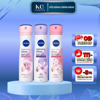 Xịt Khử Mùi Nữ Nivea Whitening Deep Serum 150ml Mẫu Mới