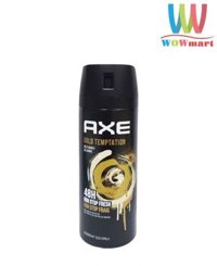 Xịt khử mùi toàn thân cho nam AXE Gold Temptation 48H Fresh 150ml