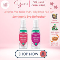 Xịt khử mùi toàn thân, phụ khoa Summer’ Eve Refresher 56g