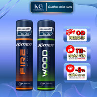 Xịt khử mùi toàn thân X-Men 140ml hương Wood và Fire
