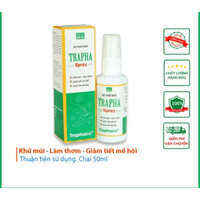Xịt khử mùi Trapha - Khử mùi hôi nách, hôi chân, giúp da luôn khô thoáng, sạch sẽ