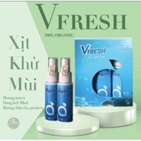 Xịt khử mùi V-Fresh hương nước hoa unisex, khử mùi hôi, quần áo, xịt phòng (1hộp/6chai )