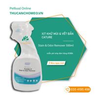 Xịt khử mùi & vết bẩn Cature – 500ml
