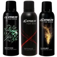 Xịt khử mùi XMEN FOR BOSS hương Intense, motion, luxury chai 150ML
