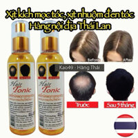 xịt kích mọc tóc và serum kích mọc lông mày Thái Lan, xịt nhuộm đen tóc bạc Thái Lan