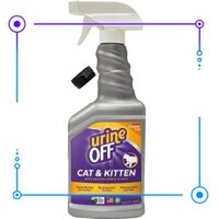 Xịt làm giảm bớt mùi & vết ố URINE OFF Unscented Scented Stain & Odor Remover 500ml - làm bay mùi nước tiểu, sát khuẩn k