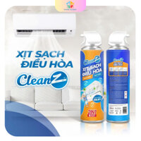 Xịt làm sạch điều hòa Cleanz làm sạch diệt khuẩn bằng công nghệ ion bạc Ag+ thân thiện an toàn tiện lợi dễ sử dụng