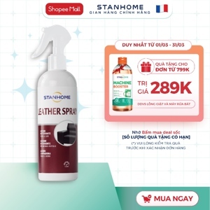 Xịt làm sạch đồ da Stanhome Leather Spray 350ml