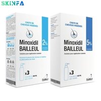 Xịt Mọc Tóc Minoxidil Bailleul 2% Và 5% Giảm Rụng Tóc Dành Cho Nam Và Nữ