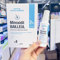 Xịt mọc tóc Minoxidil BAILLEUR 2%