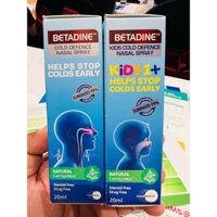 Xịt mũi Betadine Cold Defense Nasal Spray 20ml