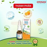 Xịt Mũi Cho Mẹ Và Bé Từ 6 Tháng Otosan Nasal Spray Baby - Giúp Thông Mũi, Giảm Tắc Nghẹt Mũi (Lọ 20ml)