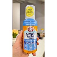 Xịt mũi giảm dị ứng ARM & HAMME Simply Saline Nasal Mist Daily Care, chai 127G