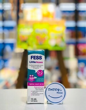 Xịt mũi kèm bóng hút Fess Little Noses Úc - 15ml