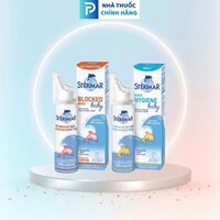 Xịt mũi muối biển Sterimar Pháp Cá heo vàng, Cá heo cam, xanh vệ sinh hàng ngày, giảm nghẹt mũi, thông tắc mũi 50ml