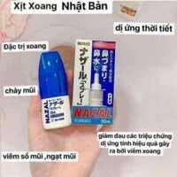 Xịt mũi Nazal Sato Nhật Bản -thông mũi-kháng viêm lọ 30ml