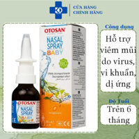 Xịt mũi Otosan Nasal Spray Baby hỗ trợ viêm mũi (20ml )