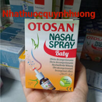 Xịt mũi OTOSAN NASAL SPRAY BABY 30ml giúp làm sạch mũi,khô thoáng mũi cho bé
