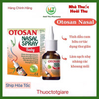 Xịt mũi OTOSAN Nasal Spray Baby - Thông mũi  , không khô mũi [ Nhập khẩu ITALY ]