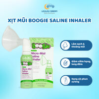 Xịt mũi phun sương Boogie có chụp mũi khí dung vệ sinh mũi họng Micro-Mist Saline Inhaler