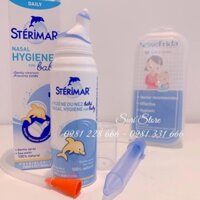Xịt mũi Sterima thường cho bé 0-3 tuổi
