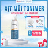 Xịt mũi TONIMER LAB HYPERTONIC BABY SPRAY 100ml - Xịt mũi làm sạch, thông thoáng do khô, nghẹt mũi cảm lạnh - MediExpres