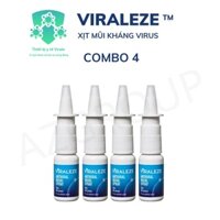 Xịt mũi Viraleze 10ml 4 chai, xịt mũi nhập khẩu Hà Lan giấy tờ xác thực đầy đủ, an toàn nhỏ gọn
