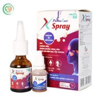 Xịt mũi xoang PlasmaKare X-Spray giúp chống viêm, kháng virus, thông mũi (Chai 30ml)