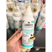 Xịt Mũi Zarbees Naturals Soothing Saline Mist With Aloe 3 Oz 1 Ea- Nước Muối Cho Bé