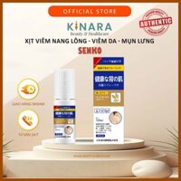 Xịt Mụn Lưng Senko Nhật Bản - Xịt Loại Bỏ Viêm Nang Lông Da Cơ Địa Mụn Lưng Thâm Mụn Tinh Hoa Cổ Truyền Nhật Bản