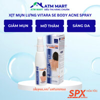 Xịt Mụn Lưng Thái Lan, Thâm Mụn Lưng Vitara SE Body Acne Spray - ATM Mart Siêu Thị Hàng Chuẩn