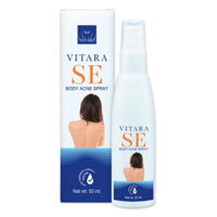 Xịt Mụn Lưng và Toàn Thân Vitara SE Body Acne Spray Thái Lan 50ml - Giảm mụn, thâm, sẹo hiệu quả