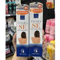 Xịt Mụn Lưng Vitara Se Body Acne Spray Thái Lan, Xịt Mụn Cơ Thể Chính Hãng Chai 50ml