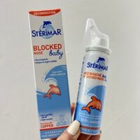 Xịt muối biển Sterimar Blocked Nose Baby chai 50ml