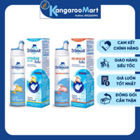 Xịt muối mũi cá heo vàng và cam Sterimar, Pháp (100ml) giúp vệ sinh và giảm viem mũi cho trẻ 0 - 3 tuổi