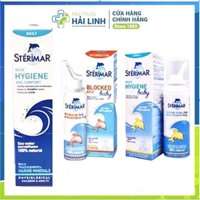 Xịt muối mũi cá heo vàng và cam Sterimar Nhập khẩu ⚡ Tặng quà ⚡ Chai 50ml Giúp vệ sinh và giảm nghẹt mũi