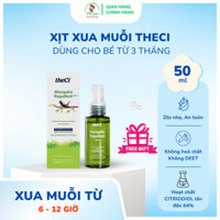 Xịt Muỗi theCi Cho Bé Mosquito Repellent Spray Đuổi Muỗi Ngăn Côn Trùng - An Toàn Cho Bé 50ml