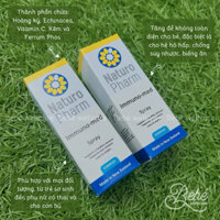 Xịt Naturo Immuno-med tăng đề kháng vi lượng đồng căn New Zealand, chống mệt mỏi biếng ăn 25ml