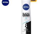 Xịt Ngăn Mùi NIVEA Black&White Ngăn Vệt Ố Vàng Vượt Trội - Thanh Mát Dịu Nhẹ 150 ml - 82230