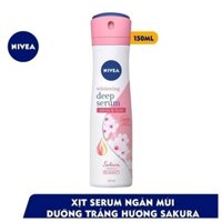 Xịt Ngăn Mùi Trắng Da Nivea Whitening Deep Serum Spray 150ml