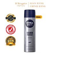 Xịt ngăn mùi và ngăn ngừa vi khuẩn NIVEA MEN Silver Protect 150ml - Đức Chính Hãng