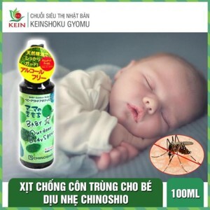 Xịt ngăn ngừa côn trùng cho bé dịu nhẹ Chinoshio 100ml