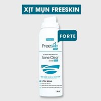 Xịt ngừa mụn ngoài da Freeskin Forte Acne Clear Body Mist dùng được cho da nhạy cảm (80ml)
