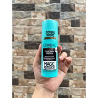 Xịt nhuộm tạm thời L'Oreal Paris Magic Retouch Temporary Root Concealer Cool Dark Brown nâu đen 75ml. Made in Pháp