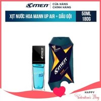 Xịt nước hoa hằng ngày X-Men Mann Up Air 50ml + Dầu Gội X-Men Fire 180g - Hàng Chính Hãng